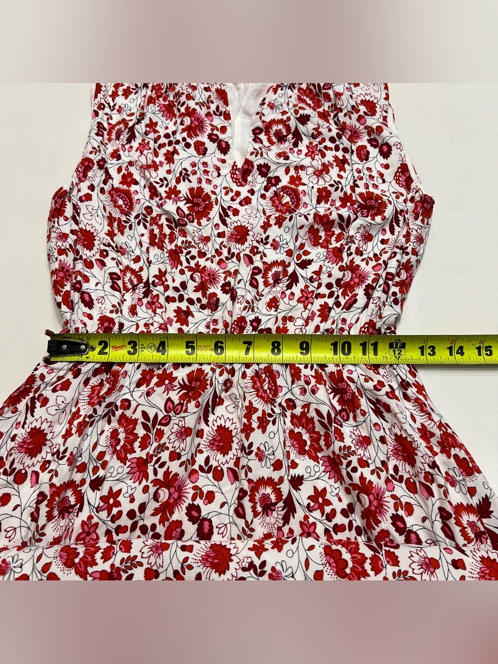 Ann Taylor Factory Boho A Line Dress Sz XS Floral Paisley Sleeveless Summer - Picture 7 of 8